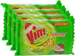 Vim Dishwash Bar 90g (Pack of 4) - Image 2