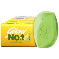 Godrej No.1 Lemon Aloe Vera Bath Soap 100g (Pack of 5)