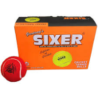 Premium Leather Cricket Ball – Good Quality Sixer Ball