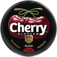 Cherry Blossom Premium Black Shoe Polish 15g
