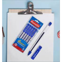 Reynolds Gel Pen Blue & Black Ink – Pack of 5 Smooth Writing Pens