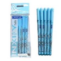 Doms Inxify Softy Ball Pen – Blue & Black Ink 5 Pc - Image 2