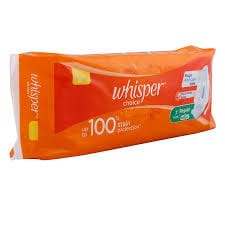 Whisper Choice Sanitary Napkin Pads 7 Pieces | Comfortable Leak Protection | ₹40 Pack