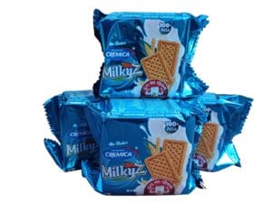 Cremica Milk Mikkies Biscuits 5 Rs Pack (24 Pieces) | Crispy Milk Biscuits