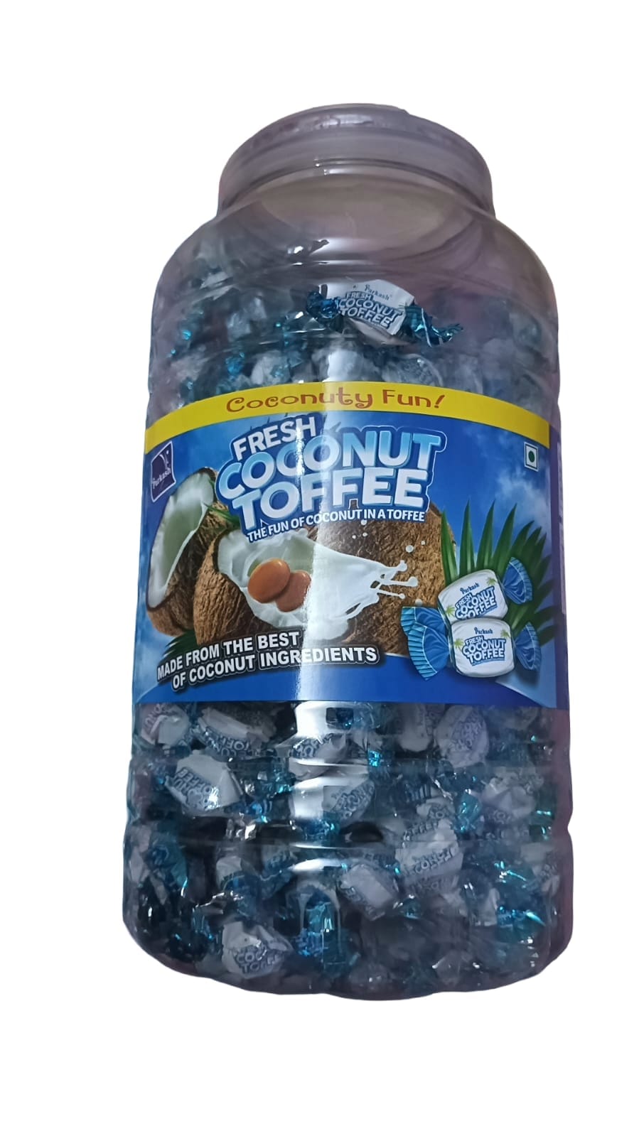 Prakash Coconut Toffee 25 Pieces Pack | Delicious Coconut Flavoured Candy - Image 2
