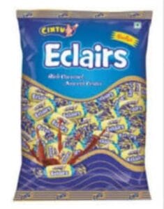 Cintu Eclairs Blue Toffee 258g (100 Pieces) | Rich Caramel with Smooth Creamy Center