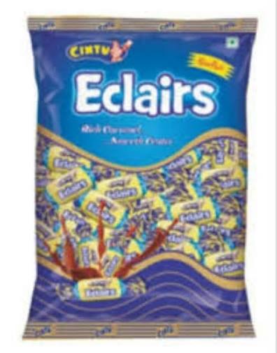 Cintu Eclairs Blue Toffee 258g (100 Pieces) | Rich Caramel with Smooth Creamy Center