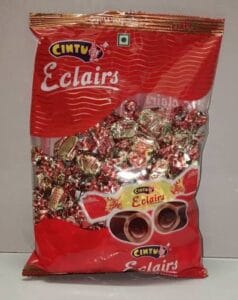 Cintu Eclairs Red Toffee 258g (100 Pieces) | Rich Caramel with Smooth Creamy Center