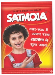 Satmola Digestive Candy 20 Pouches x 6 Tablets | Tangy Digestive Candy Pack