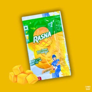 Rasna Nutri Mango Drink Mix 72g (24 Sachets x 3g) | Instant Mango Soft Drink Powder
