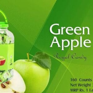Marko Green Apple Flavour Toffee 25 Pieces Pack | Delicious Apple Candy