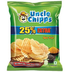 Uncle Chips ₹10 Pack | 26.5g Each | 3 Pieces | Crispy & Crunchy Potato Chips