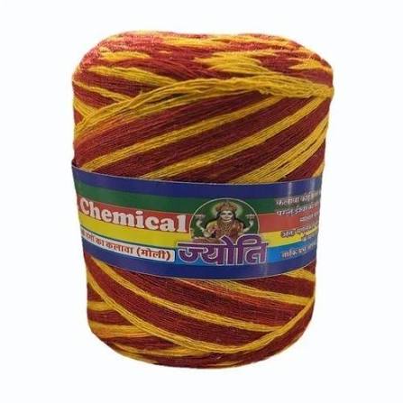 Jyoti Sooti Kalawa 2 Pieces | Premium Red & Yellow Cotton Sacred Thread for Puja - Image 2