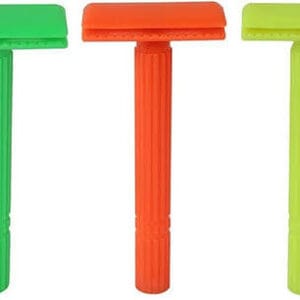 Double Edge Plastic Razor 1 Piece | Disposable Shaving Razor (₹10)