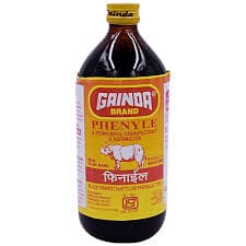 Gainda Phenyl 450ml | White Floor Cleaner & Disinfectant Liquid