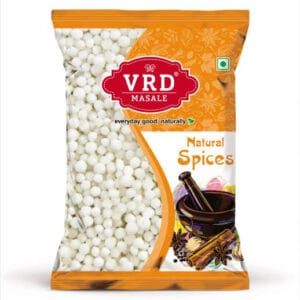 VRD Sabudana 100g | Premium Tapioca Sago Pearls | Fresh & Hygienically Packed