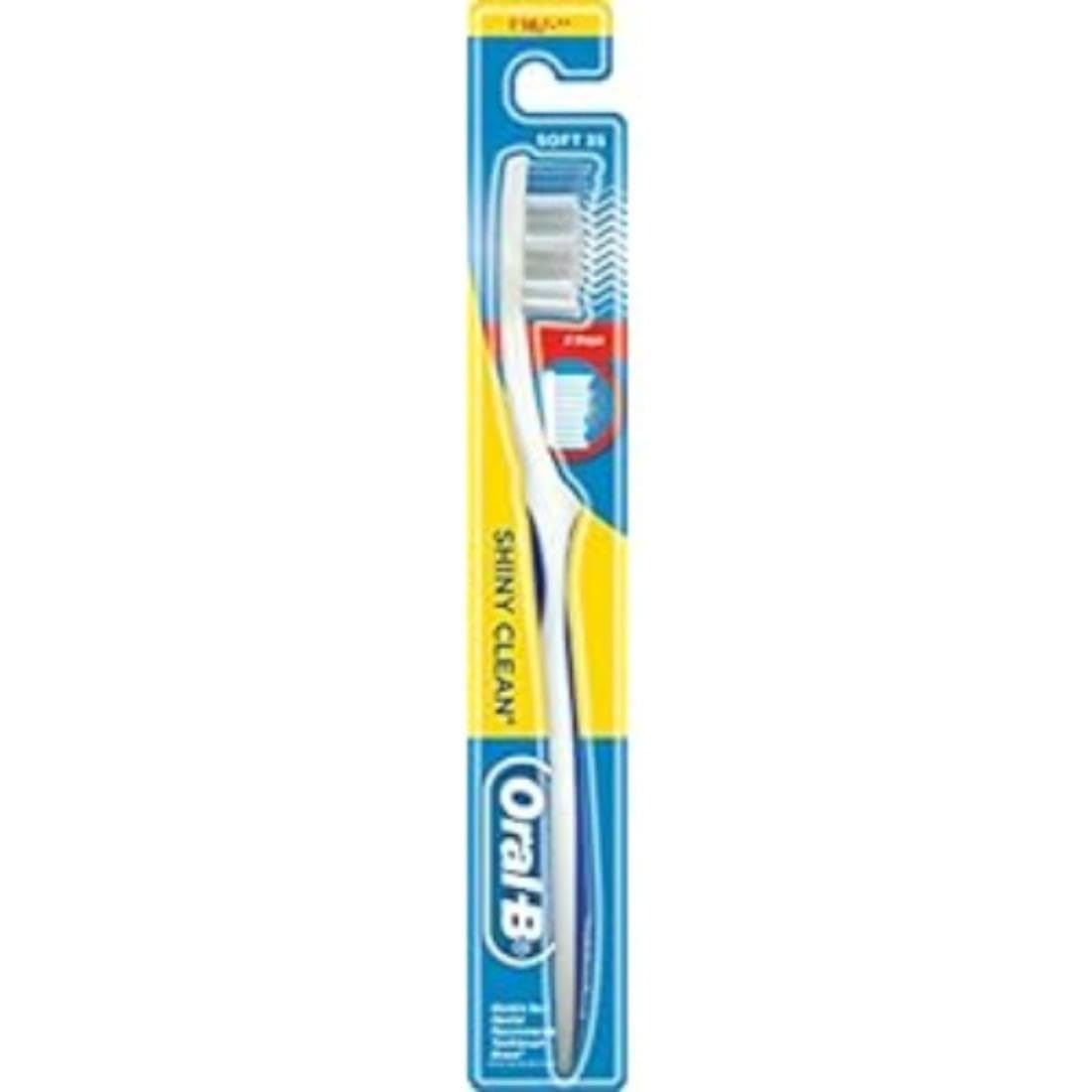 Oral-B Shiny Clean 3-in-1 Action Toothbrush | Medium Bristles (1 Piece) - Image 2