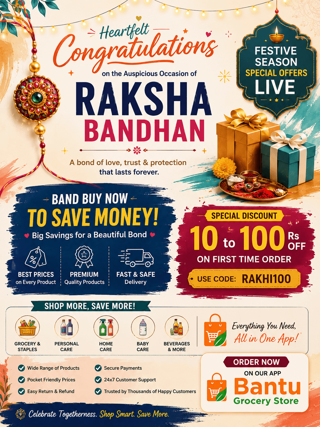 Special Live Festive Offer Banner